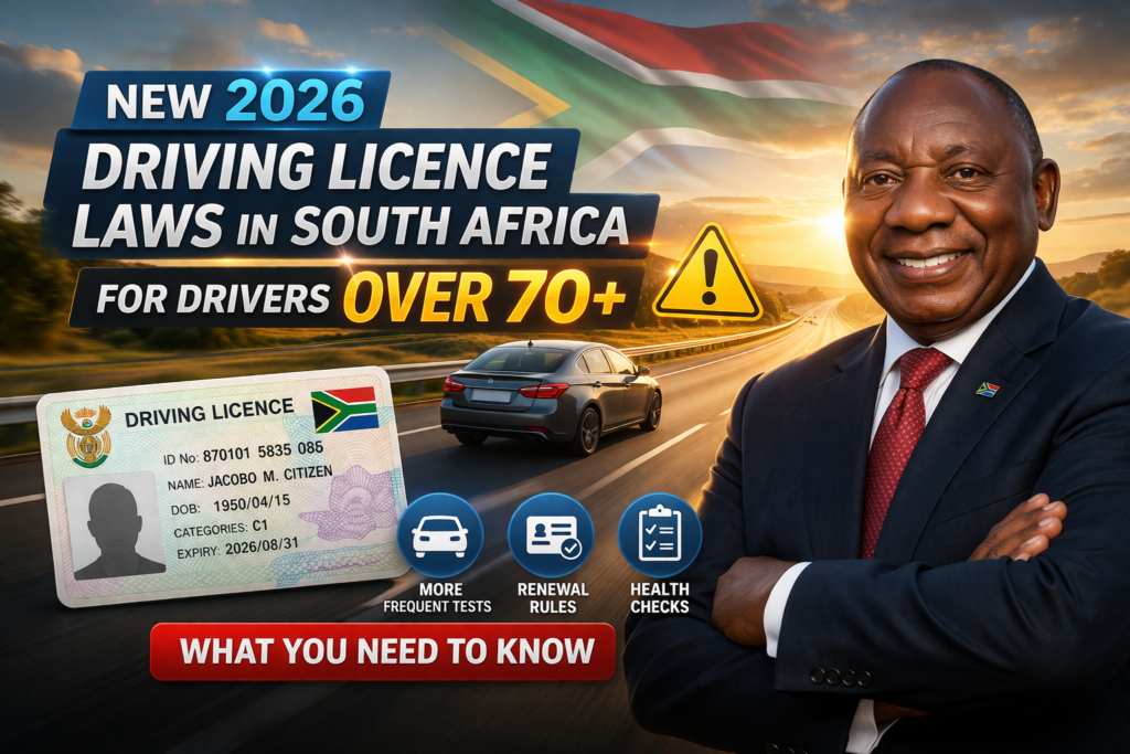 New 2026 Driving Licence Laws in South Africa for Drivers Over 70