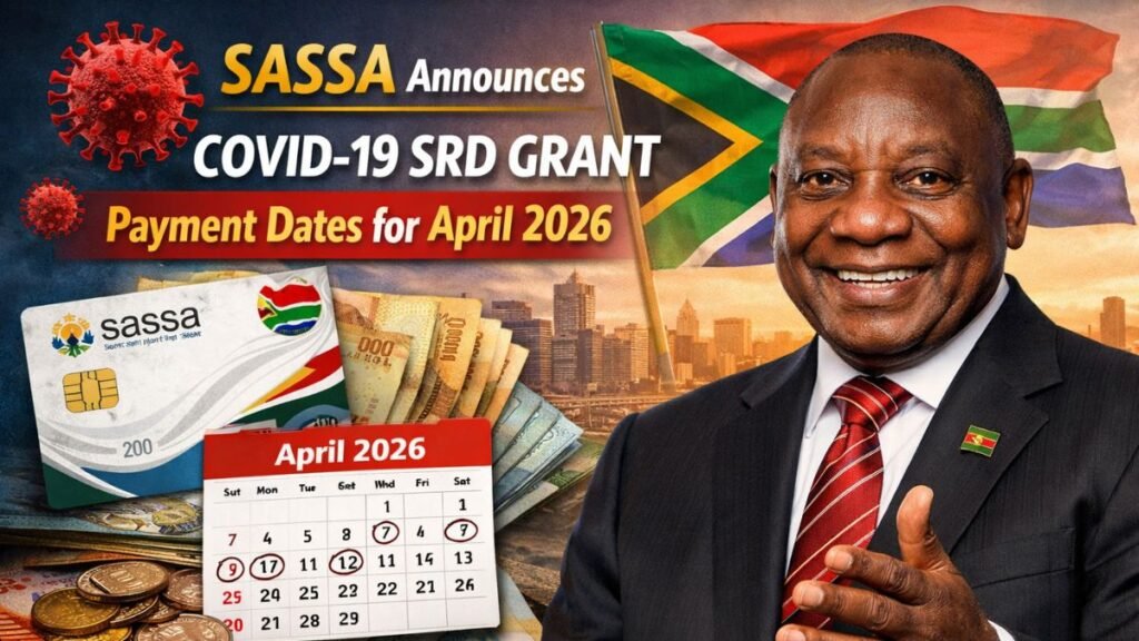 SASSA Announces COVID-19 SRD Grant Payment Dates for April 2026